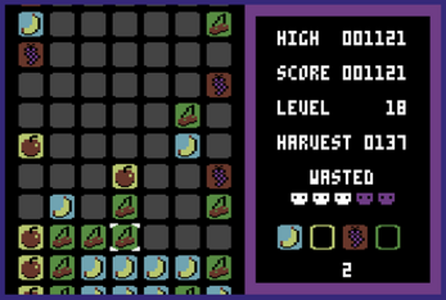 Hyper Harvest (C64) screenshot