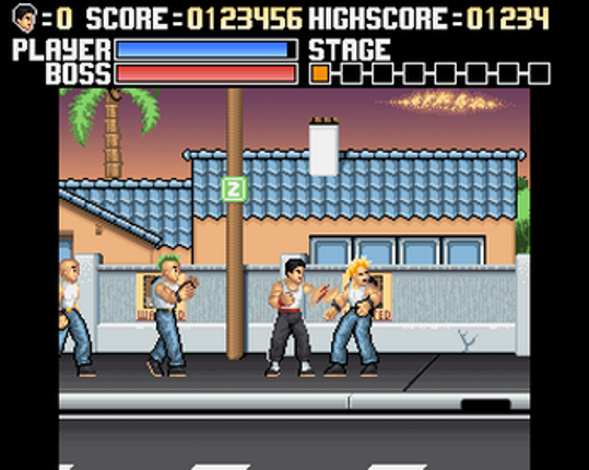 Devil's Temple - Son of the Kung Fu Master (CBM Amiga) Image