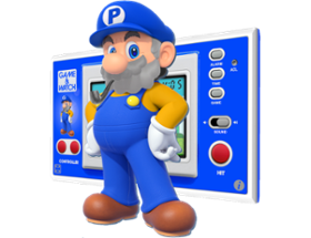 Game & Watch : Grandfather Mario Image