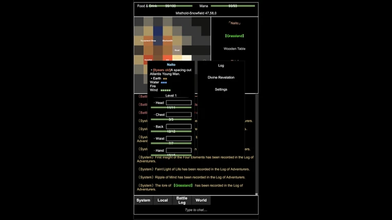 Log of Adventurers screenshot