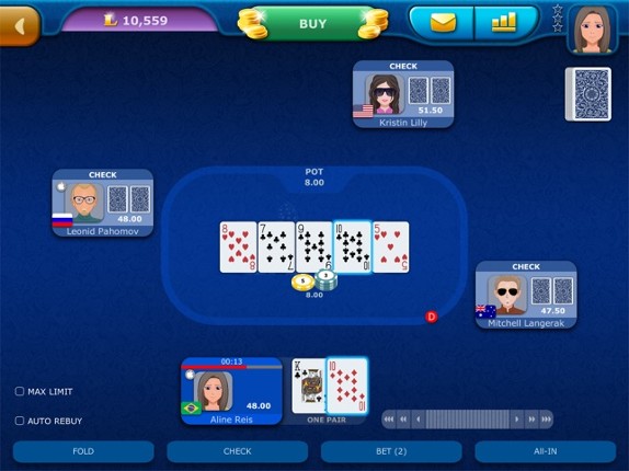 Online Poker LiveGames screenshot