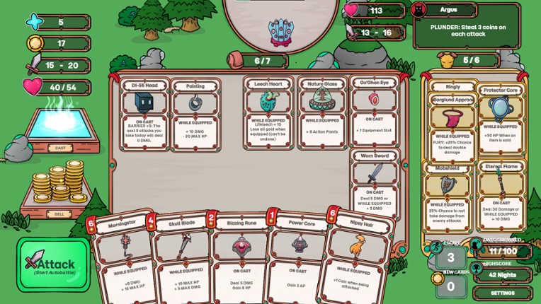 Runewood: Hundred Nights screenshot