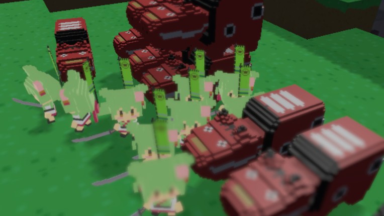 Japanese Castle Defense : Zundamon Castle screenshot