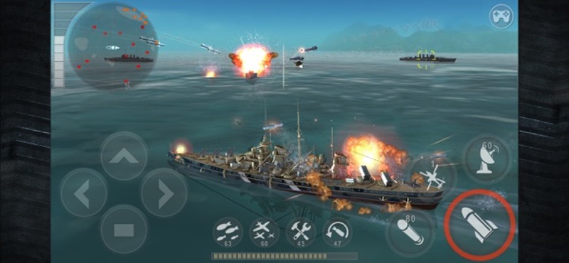 WARSHIP BATTLE:3D World War II screenshot
