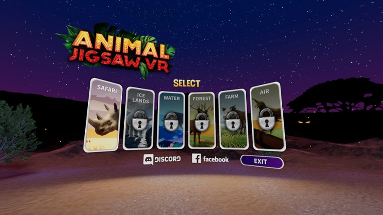 Animal Jigsaw VR screenshot