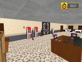 City Bank Manager &amp; Cashier 3D Image