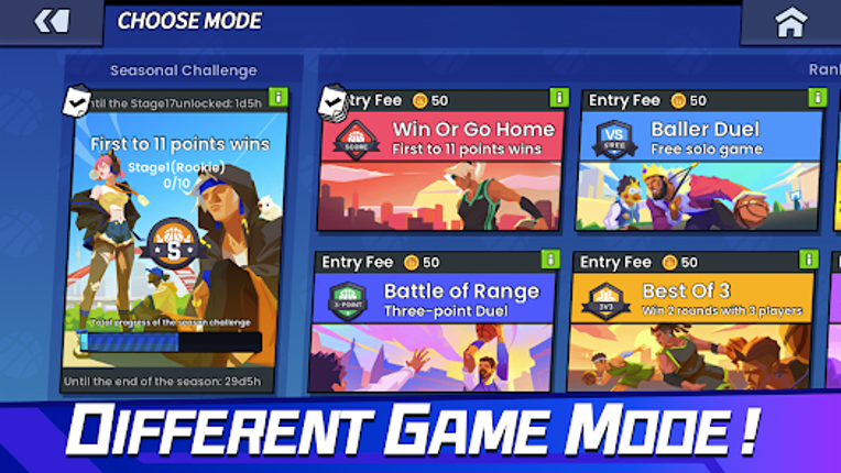 Basketball Duel:Online 1V1 screenshot