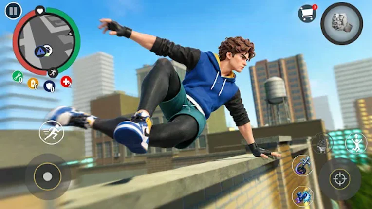 Flying Hero: Street Combat 3D Image