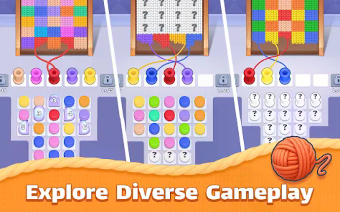 Knit Madness - Wool Color Sort screenshot