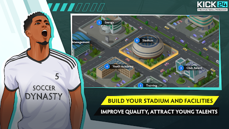 KICK 25: Pro Football Manager screenshot