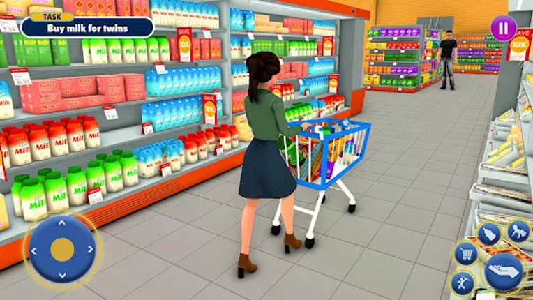Twins Mother Simulator Game 3D Image