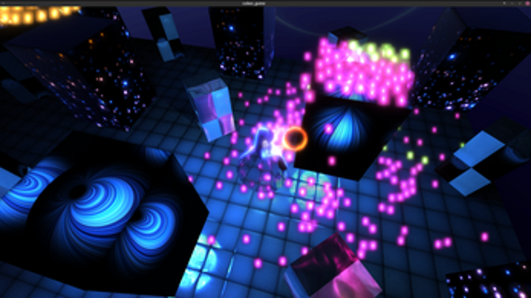 Cubes experiment screenshot