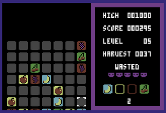 Hyper Harvest (C64) screenshot