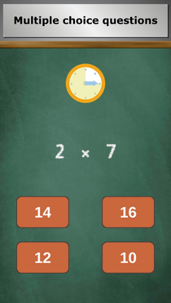 math for kids : multiplication tables Image