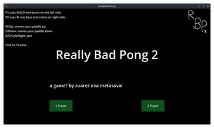 Really Bad Pong 2 screenshot