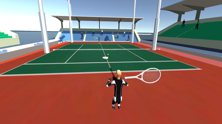 Tennis Exhibition 3d Image