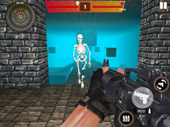Gun War Skeletons: Shooting screenshot