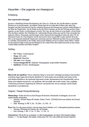 Mausritter: Die Legende von Kieselgrund Image