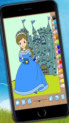 Paint and color princesses - Educational game Image