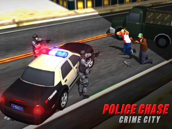 Police chase Car driving 3D simulator free screenshot