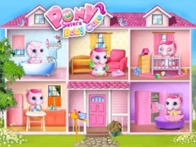 Pony Sisters Baby Horse Care - Babysitter Daycare Image