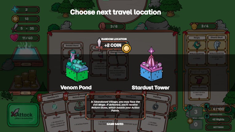 Runewood: Hundred Nights screenshot