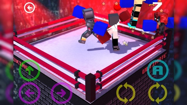 Blocky Boxing Match 3D - Endless Hunter Survival Craft Game (Free Edition) screenshot