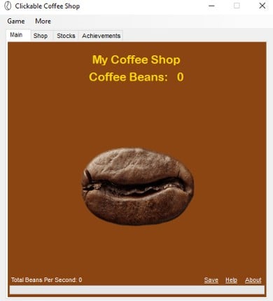 Clickable Coffee Shop screenshot