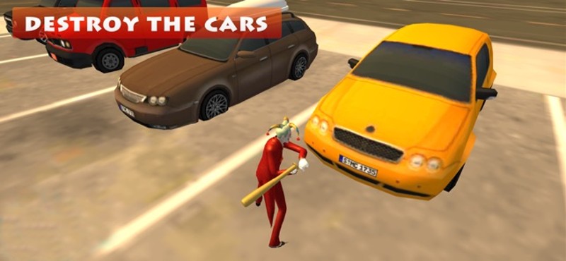 Clown Attacks Halloween Night Image