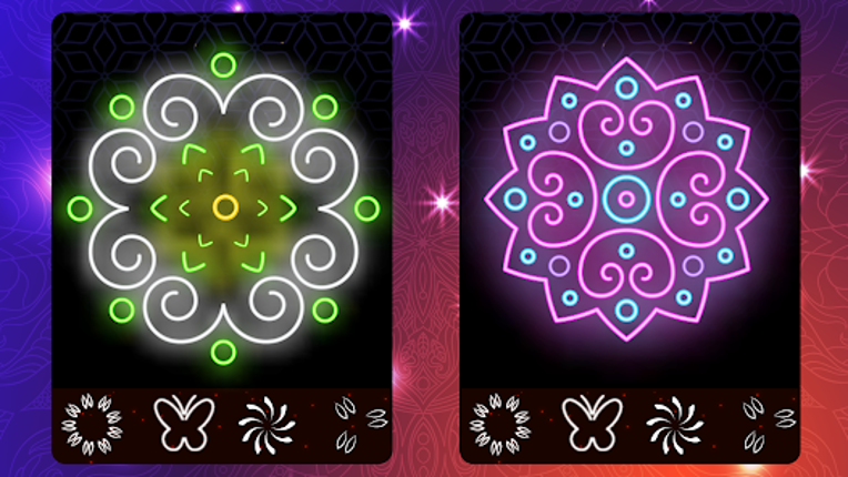 Glow Doodle Art - Color & Draw screenshot