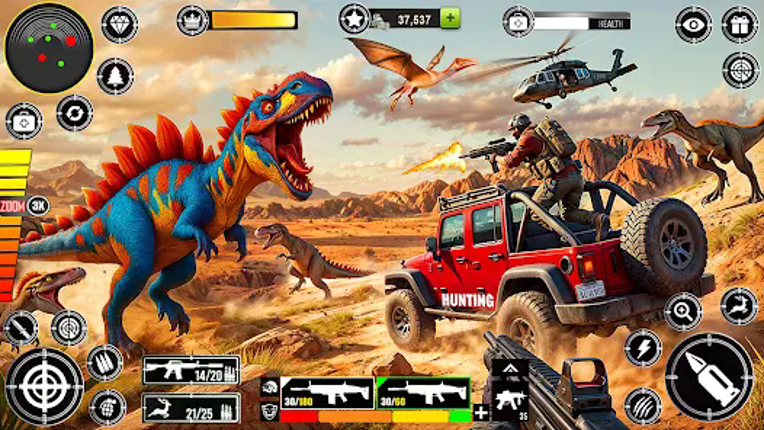 Wild Dinosaur Hunting Gun Game screenshot
