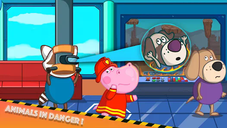 Fireman Hippo: City Hero screenshot