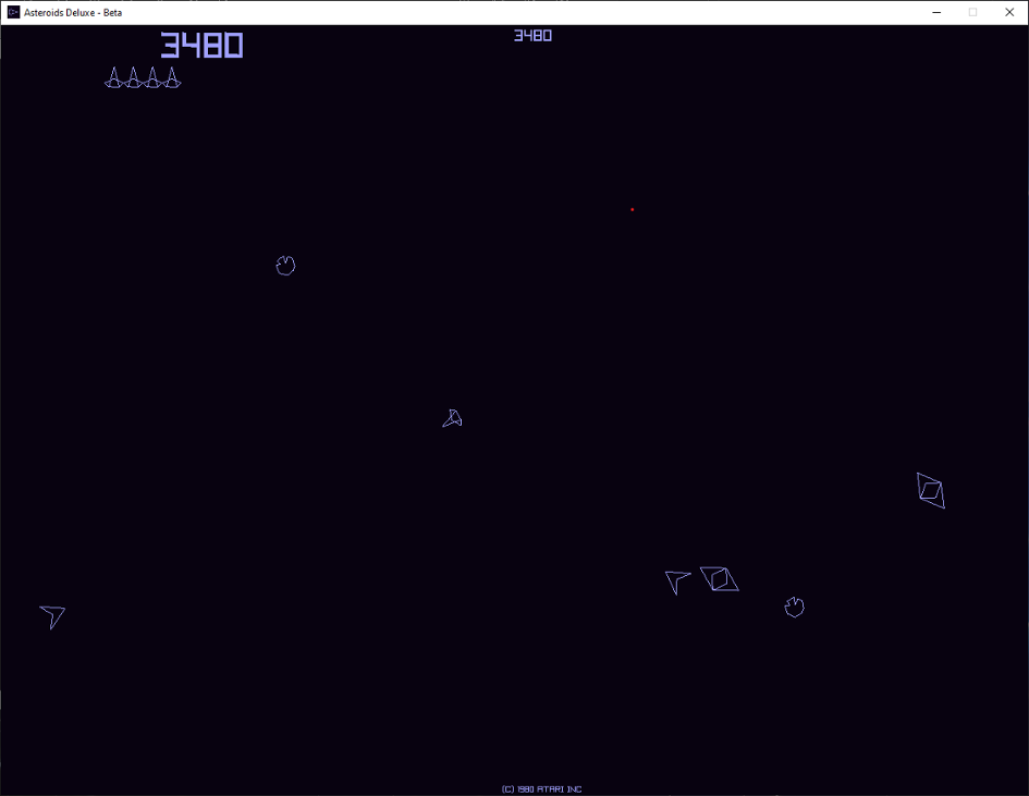 Games like Asteroids Deluxe