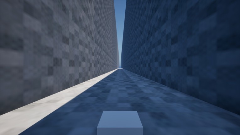 Green Field Cube Island Image