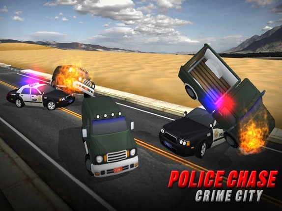 Police chase Car driving 3D simulator free Image