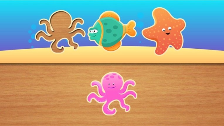 Underwater Adventures - learning puzzle for toddlers and preschoolers Image