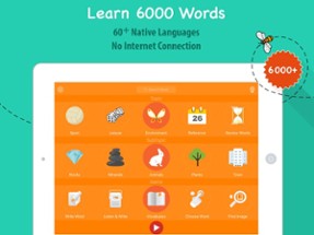 6000 Words - Learn Ukrainian Language Offline Image