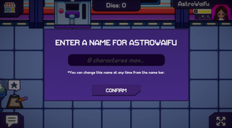 Astrowaifu screenshot