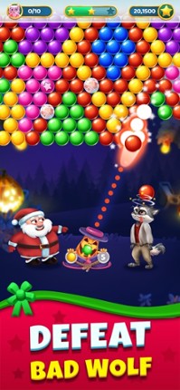 Christmas Games - Bubble Pop screenshot