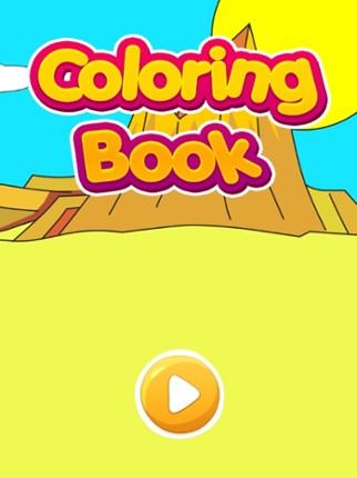 Dinosaur Planet Coloring Book Pages Kids & Adults screenshot