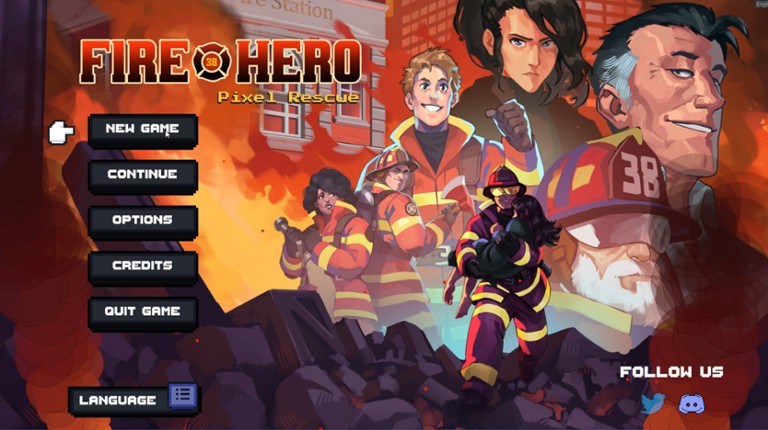 Fire Hero: Pixel Rescue screenshot