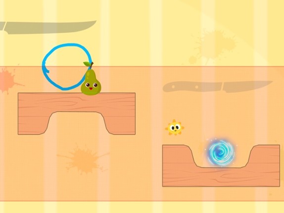Fruit Escape: Draw Line screenshot