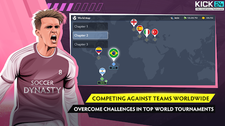 KICK 25: Pro Football Manager screenshot