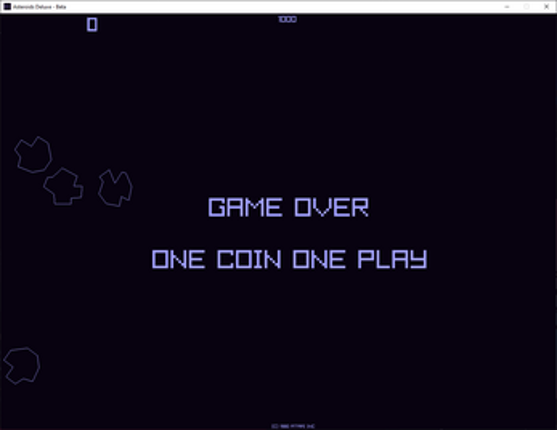 Asteroids Deluxe Image