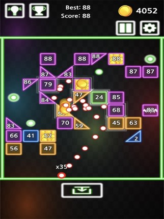 Infinite Brick Breaker: Neon!! Image