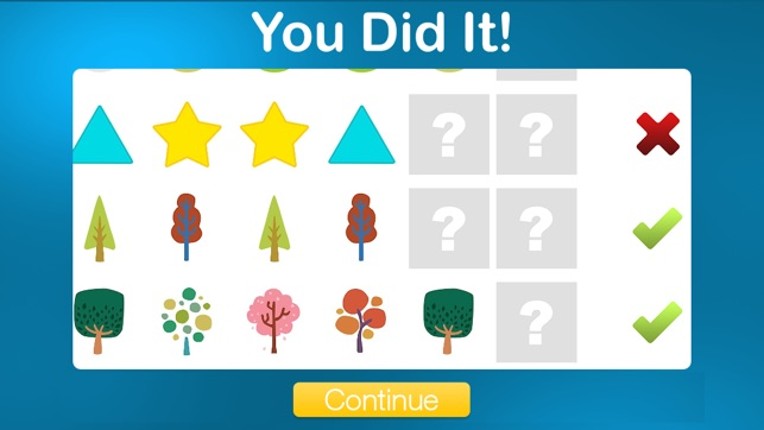 Learning Patterns PRO - Help Kids Develop Critical Thinking and Pattern Recognition Skills screenshot