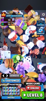 Match 3D Online screenshot