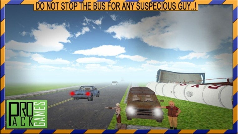 Mountain bus driving & dangerous robbers attack - Escape & drop your passengers safely screenshot