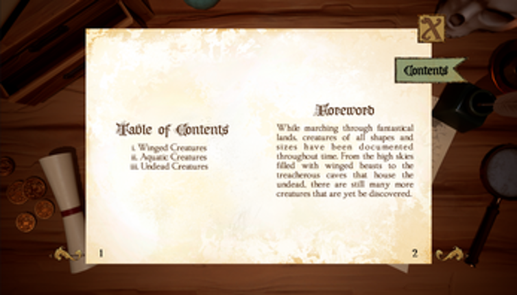 Oddbug Work Experience - Bestiary screenshot