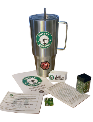 Sh*tty Service - A minimalist storytelling game about wanting to be anywhere else.. Image